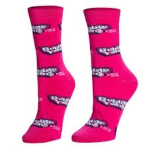 BUBBLE YUM NOVELTY CREW SOCKS NWT MEN’S SHOE SIZE 6-12